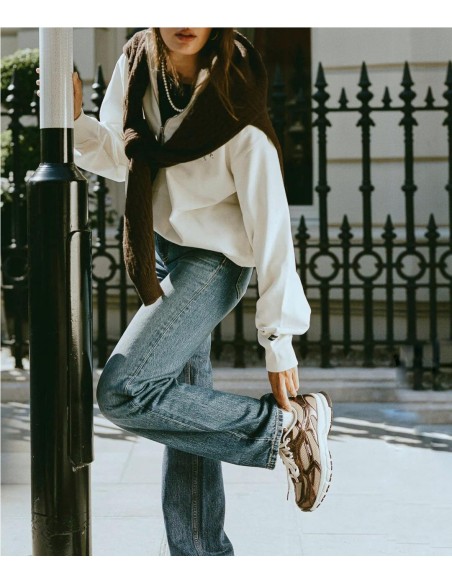 Zapatilla Re-Run Crakes Brown de Mercer