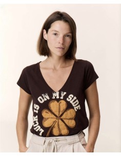 Camiseta Marrón Leon&Harper MARRON