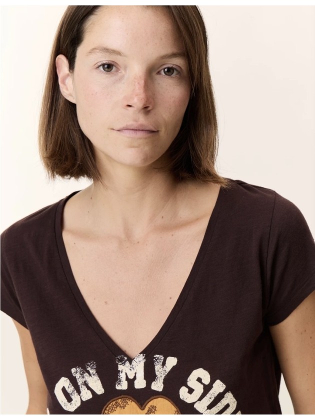 Camiseta Marrón Leon&Harper MARRON