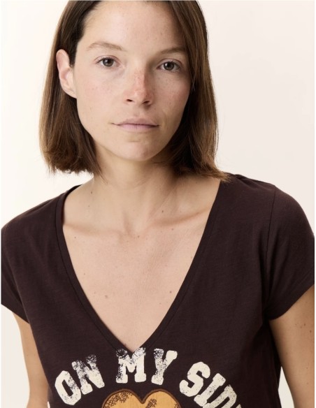 Camiseta Marrón Leon&Harper MARRON