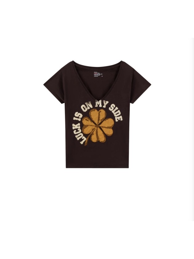 Camiseta Marrón Leon&Harper MARRON