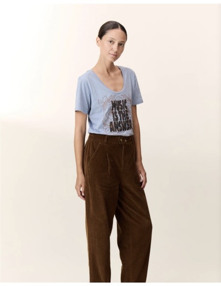 camiseta Azul de Leon&Harper