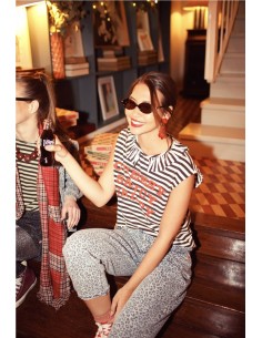 Camiseta de Rayas de Sisters Department