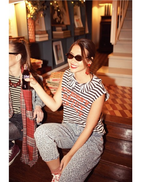 Camiseta de Rayas de Sisters Department