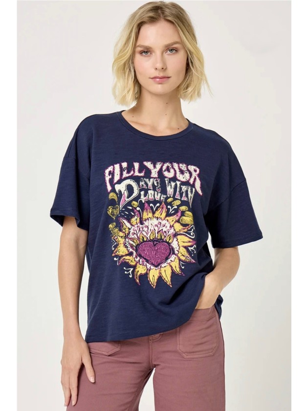 Camiseta Azul de Five