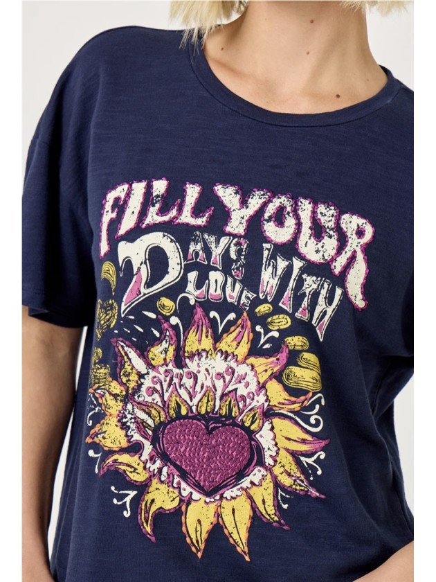 Camiseta Azul de Five