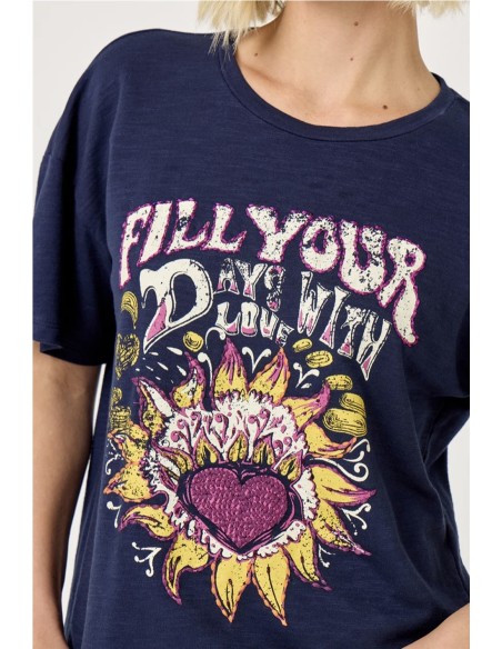 Camiseta Azul de Five