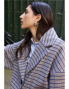 Abrigo de Cuadros Mmalu de Ichi 2