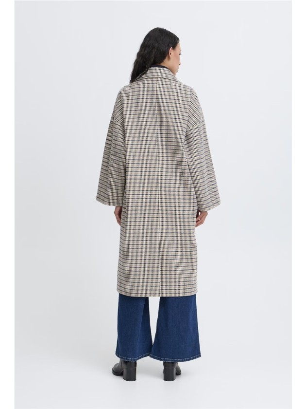 Abrigo de Cuadros Mmalu de Ichi