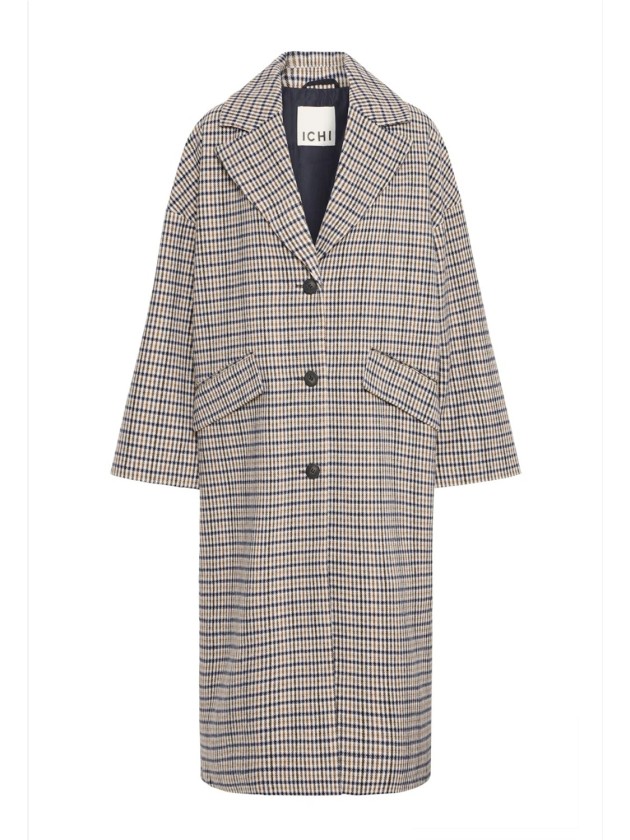 Abrigo de Cuadros Mmalu de Ichi