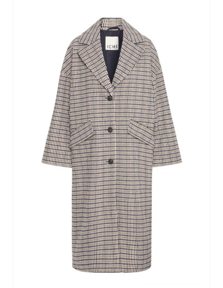 Abrigo de Cuadros Mmalu de Ichi