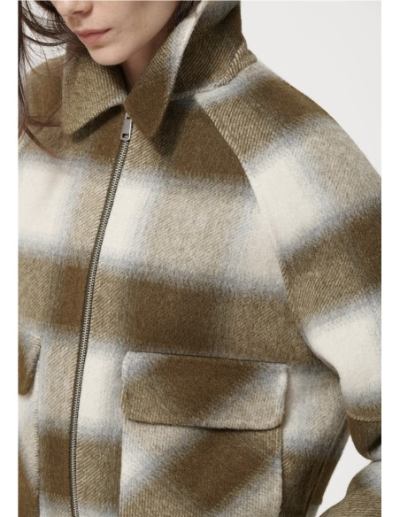 Cazadora de Lana de Cuadros de Humility
