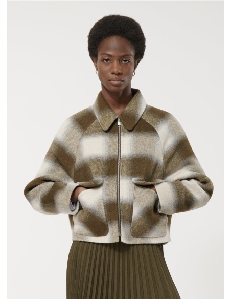 Cazadora de Lana de Cuadros de Humility