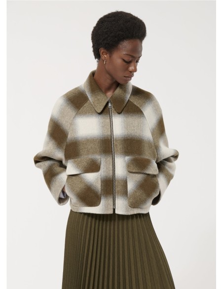 Cazadora de Lana de Cuadros de Humility