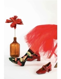 Calcetín Negro Estampado de bonne Maison 2