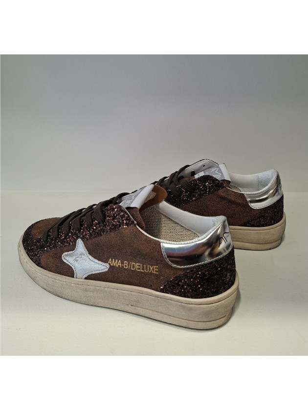 Zapatilla Piel Marrón Slam de Ama Brand