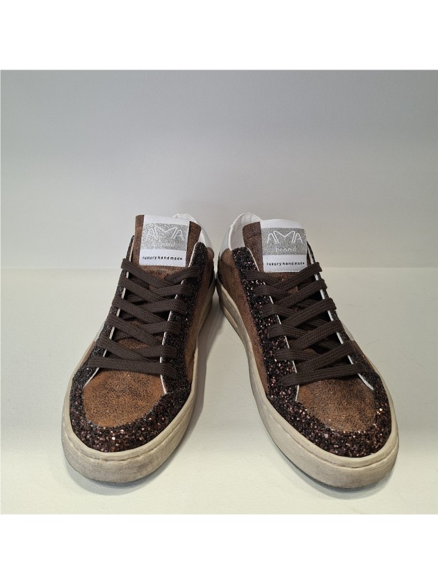 Zapatilla Piel Marrón Slam de Ama Brand