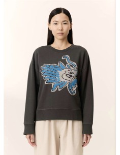 Sudadera Gris Dragón de Leon&Harper