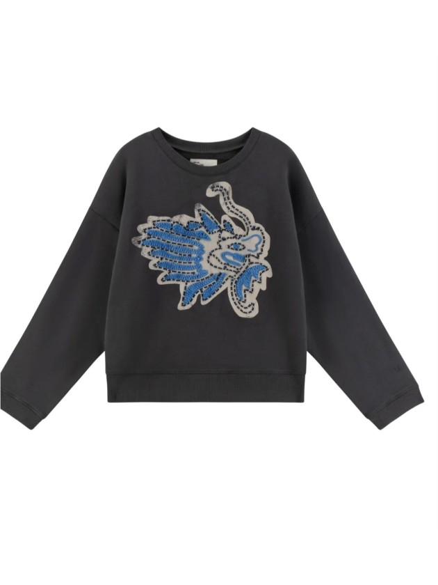 Sudadera Gris Dragón de Leon&Harper