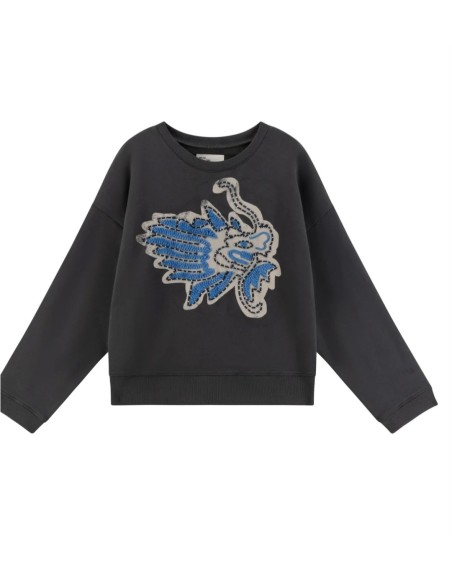 Sudadera Gris Dragón de Leon&Harper