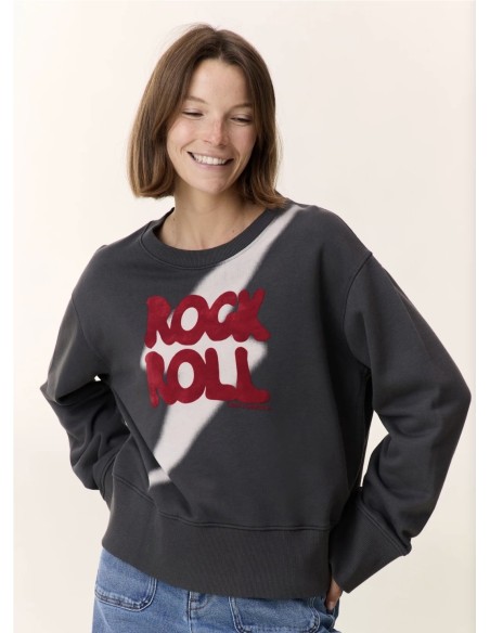 Sudadera Gris Rock de Leon&Harper