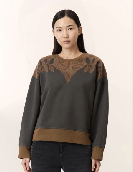 Sudadera Gris Siena de Leon&Harper