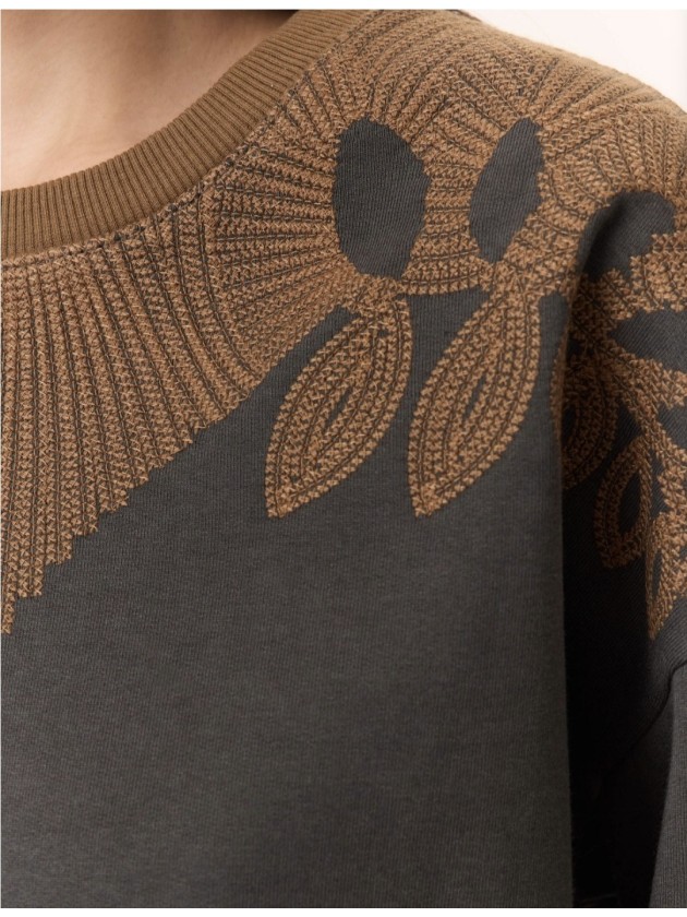 Sudadera Gris Siena de Leon&Harper