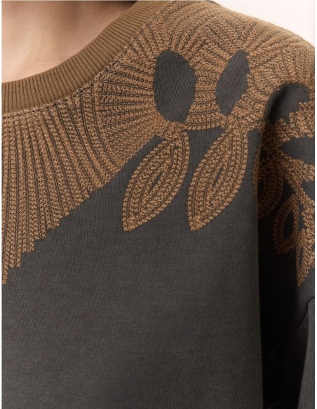 Sudadera Gris Siena de Leon&Harper