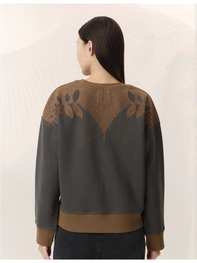 Sudadera Gris Siena de Leon&Harper