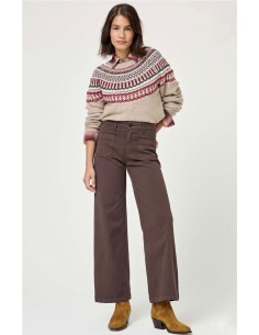 Pantalón Luna Cacao de Five.