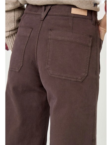 Pantalón Luna Cacao de Five.