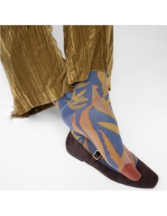 Calcetín Estampado Azul de Bonne Maison 2