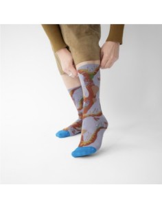 Calcetín Estampado Malva de Bonne Maison.