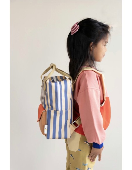 Mochila de Rayas Azul de Sticky Lemon