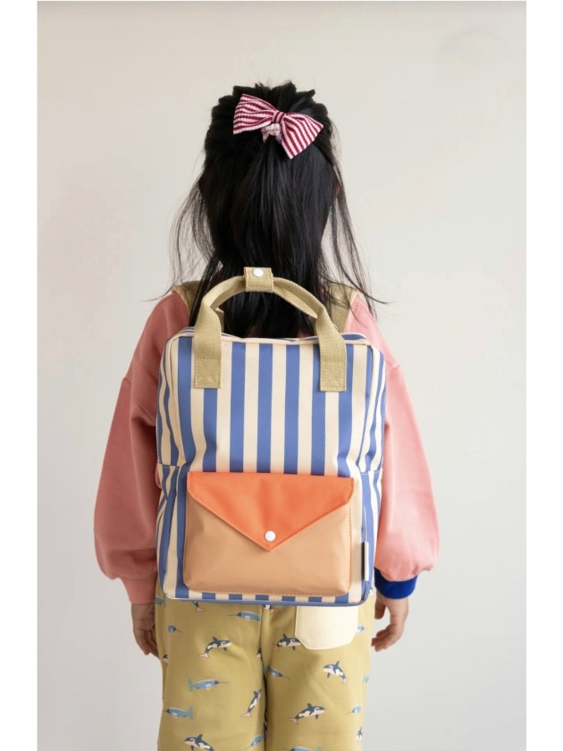 Mochila de Rayas Azul de Sticky Lemon