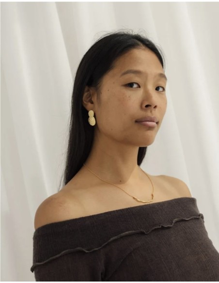 Pendiente 2 Piezas Oro de Srta Bolitas