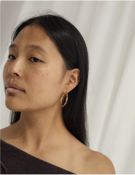 Aro Trenzado L Oro de Srta Bolitas.