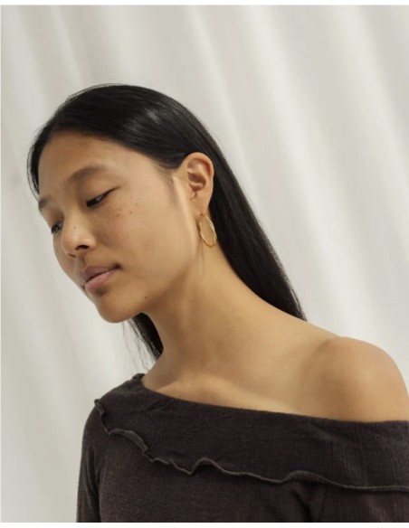 Aro Trenzado L Oro de Srta Bolitas.