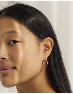 Aro Trenzado M Oro de Srta Bolitas