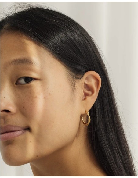 Aro Trenzado M Oro de Srta Bolitas