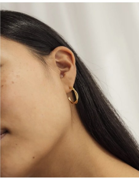 Aro Trenzado M Oro de Srta Bolitas