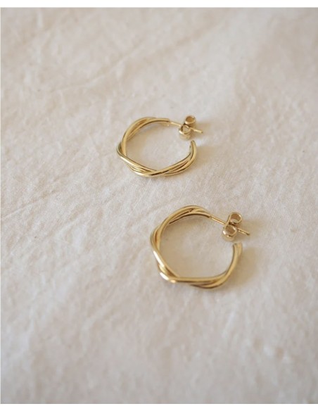 Aro Trenzado M Oro de Srta Bolitas