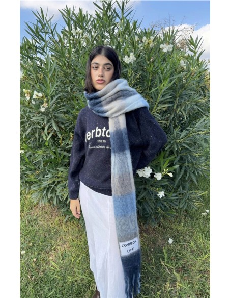 Bufanda cuadros Cowboy Life de Verd to Do.