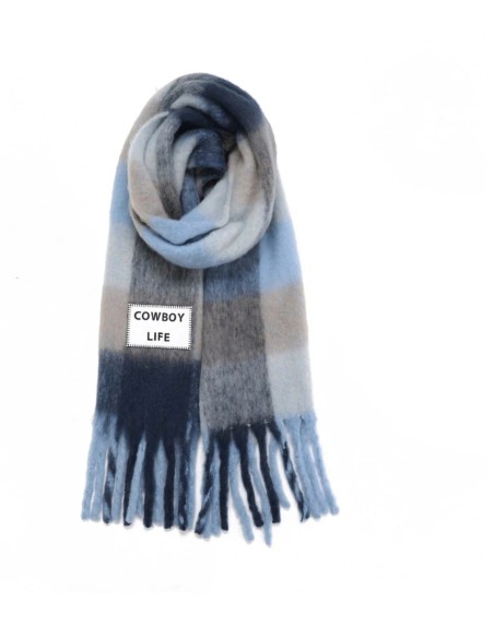 Bufanda cuadros Cowboy Life de Verd to Do.