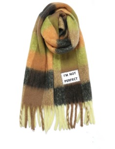 Bufanda Cuadros I¨M NOT PERFECT de Verb To Do.