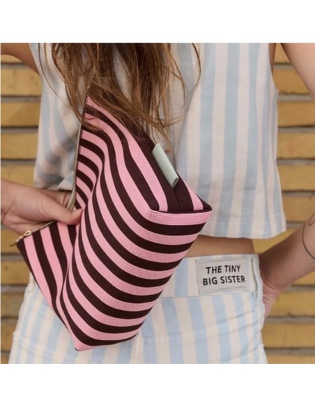 Neceser de Rayas Chicle y Chocolate de Sticky Lemon.